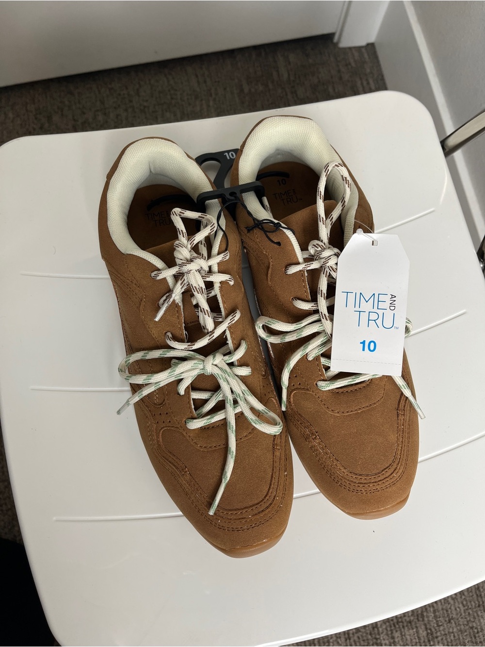 Brown Women’s Time and Tru Sneakers
